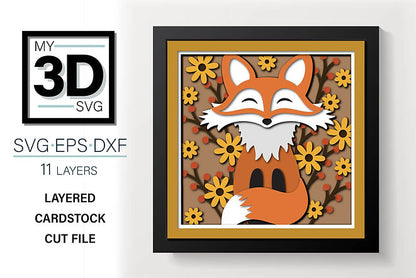 Shadow Box - Fall Fox