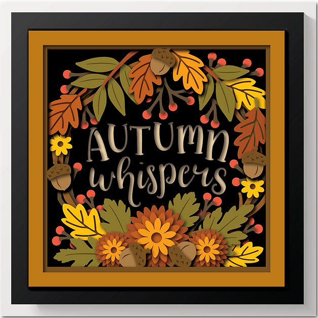 Shadow Box - Autumn Whispers