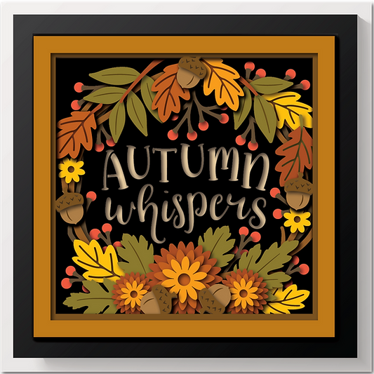 Shadow Box - Autumn Whispers