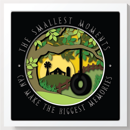 Shadow Box - Tire Swing