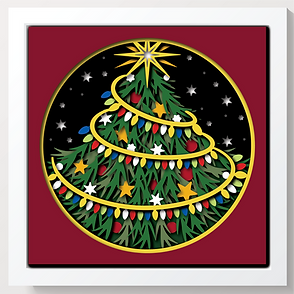 Shadow Box - Christmas Tree