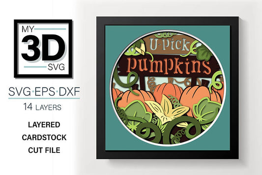 Shadow Box - Pumpkin Patch