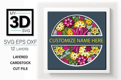 Shadow Box - Customizable Mother Design