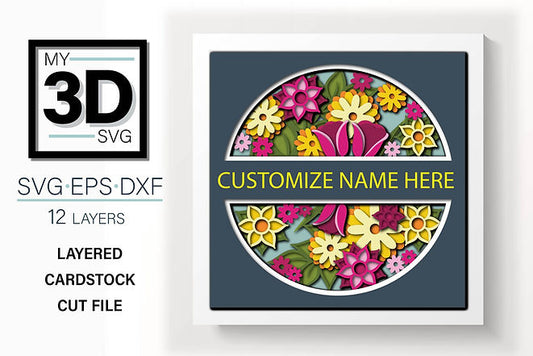 Shadow Box - Customizable Mother Design