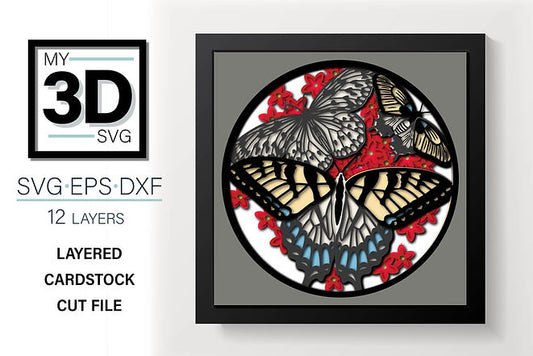 Shadow Box - More Butterflies