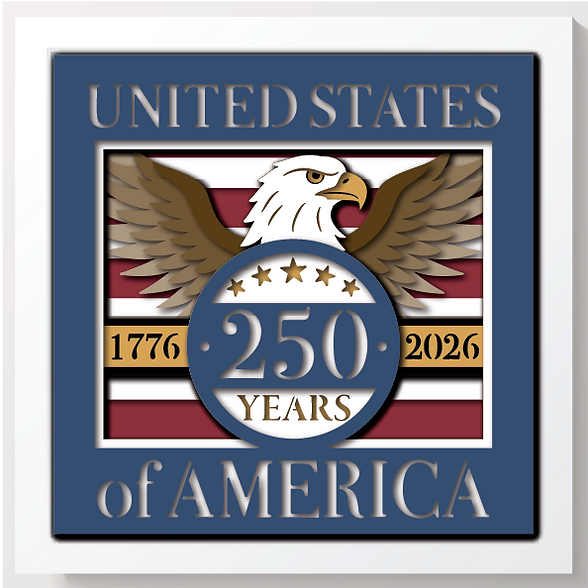 Shadow Box - 250th Anniversary USA Mini