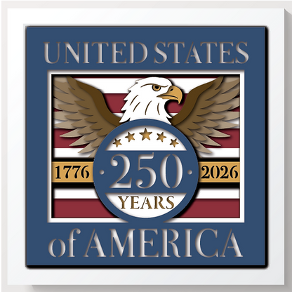 Shadow Box - 250th Anniversary USA Mini