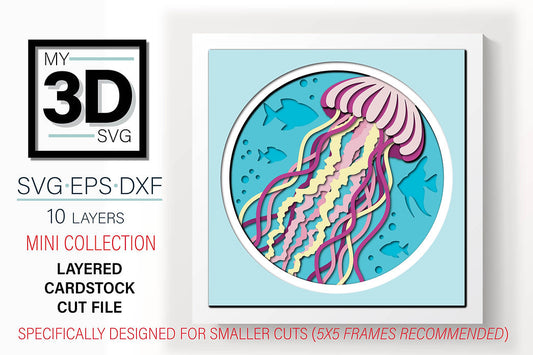 Shadow Box - Jellyfish Mini