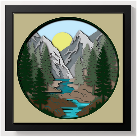 Shadow Box - Mountain Stream