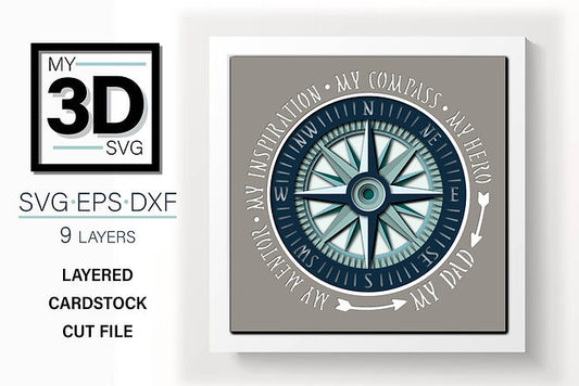 Shadow Box - Compass Dad
