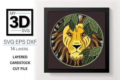 Shadow Box - Lion