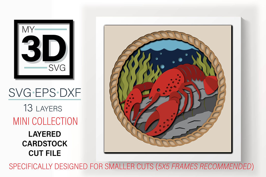 Shadow Box - Lobster Mini