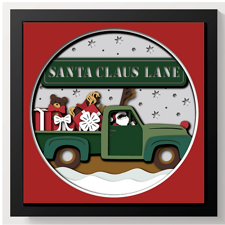 Shadow Box - Santa Claus Lane