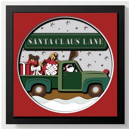 Shadow Box - Santa Claus Lane