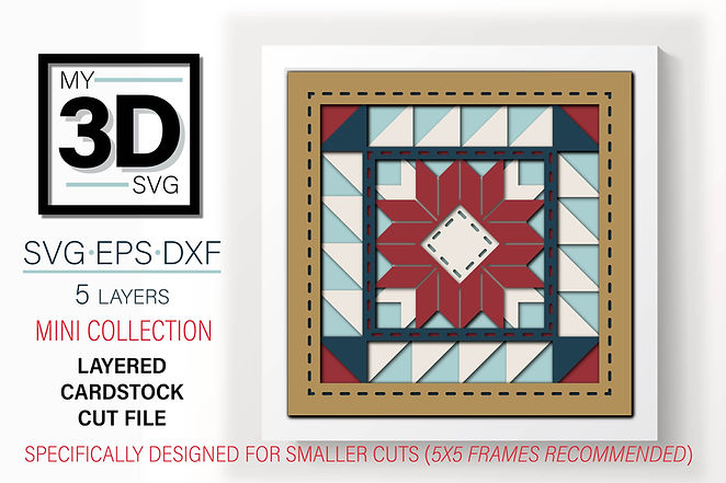 Shadow Box - Flower Block Mini