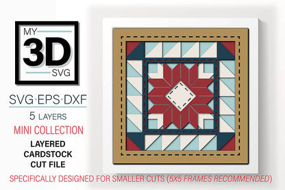 Shadow Box - Flower Block Mini