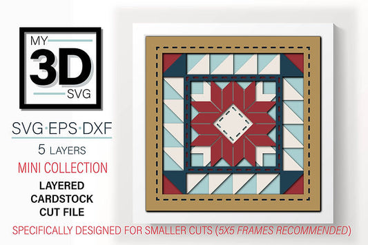 Shadow Box - Flower Block Mini