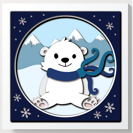 Shadow Box - Polar Bear