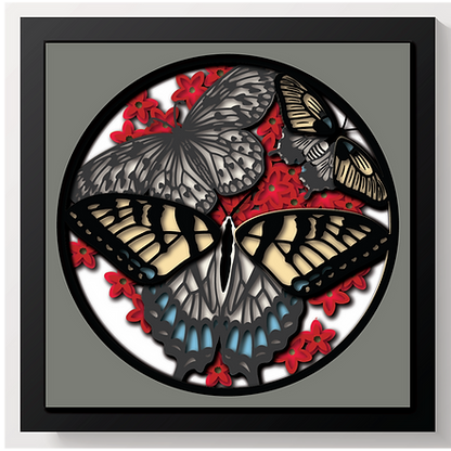 Shadow Box - More Butterflies