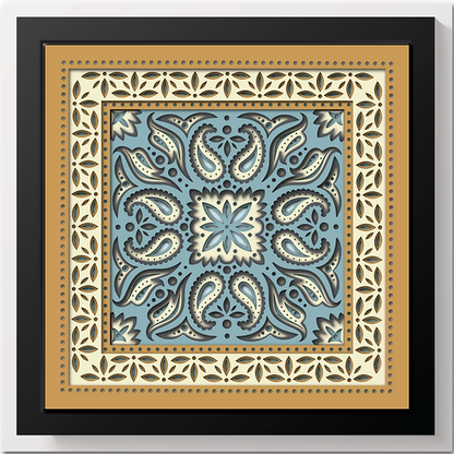 Shadow Box - Bandana Mandala 3