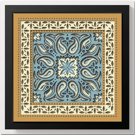 Shadow Box - Bandana Mandala 3