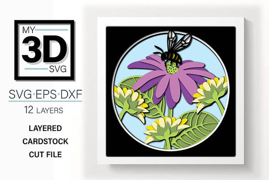 Shadow Box - Honey Bee