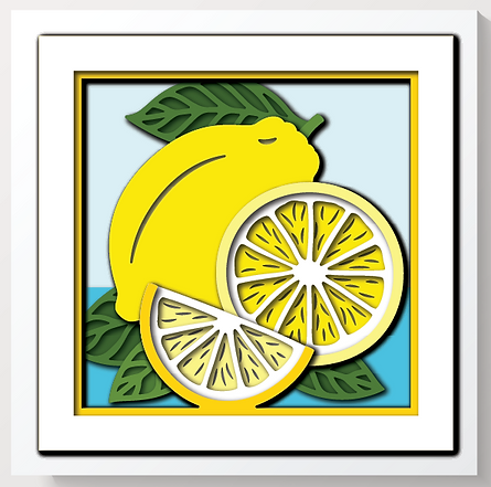 Shadow Box - Lemon Mini