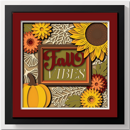 Shadow Box - Fall Vibes