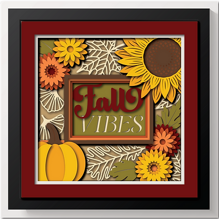 Shadow Box - Fall Vibes