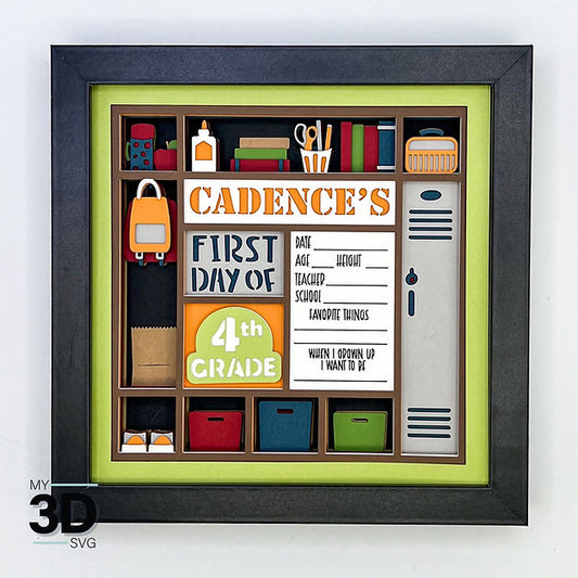 Shadow Box - Back To School