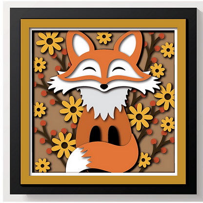 Shadow Box - Fall Fox