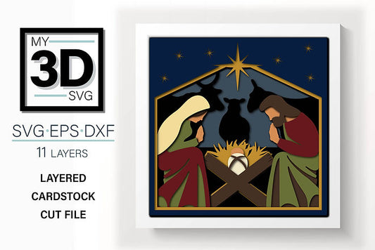 Shadow Box - Nativity