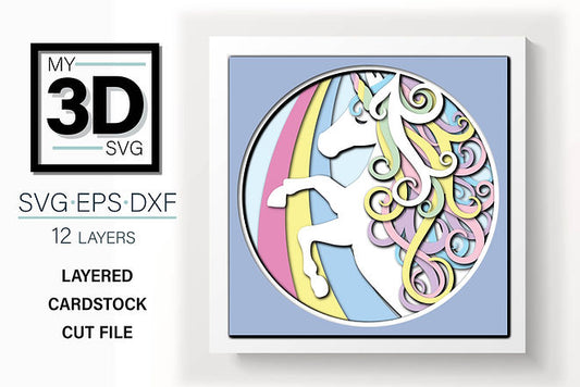 Shadow Box - Unicorn