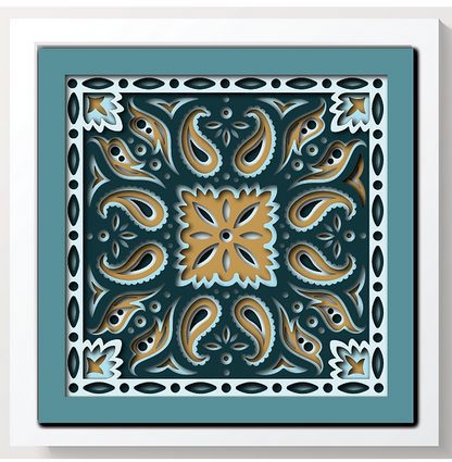 Shadow Box - Bandana Mandala 3 mini