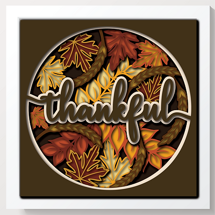 Shadow Box - Thankful