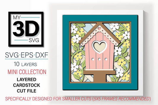 Shadow Box - Bird House mini 3