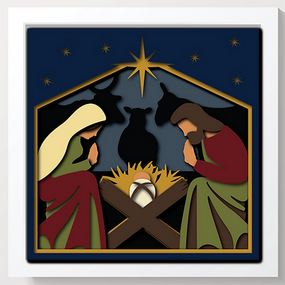 Shadow Box - Nativity