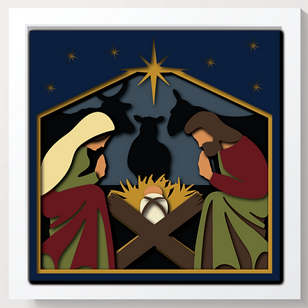 Shadow Box - Nativity
