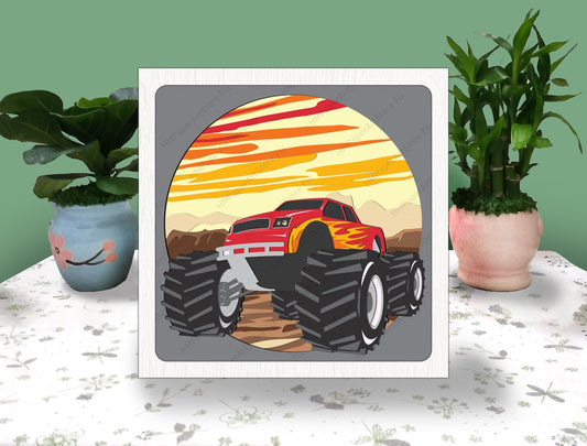 Shadow Box - Monster truck