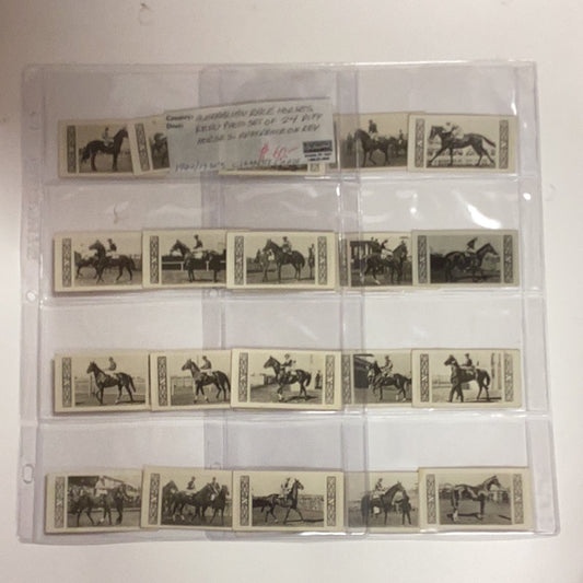 Australian Race Horses Cig Cards