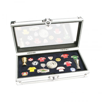 Safe Pin Display Case-Aluminum-Medium