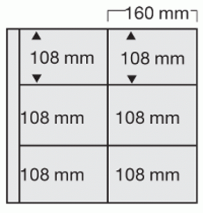 Safe Transparent Maxi Postcard Pages Package of 5