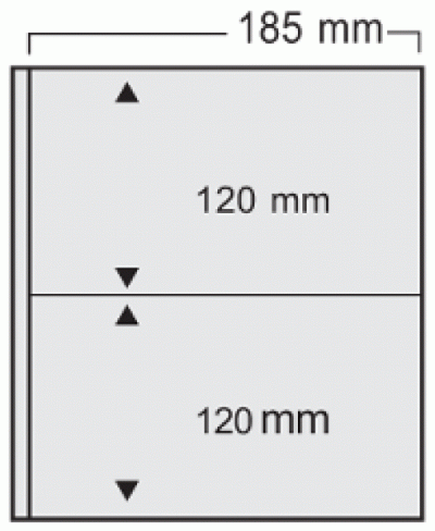 Safe Black Double Sided Variant Page per 5 – 2 Pocket
