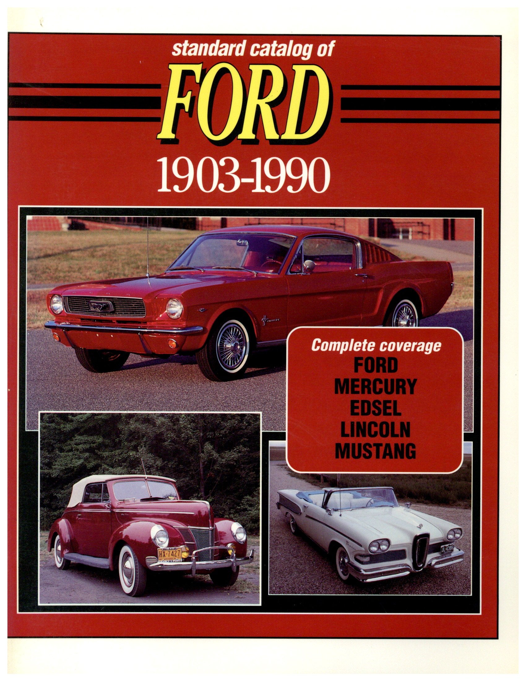 Standard Catalog Of Ford 19031990 Subway Stamp Shop Inc