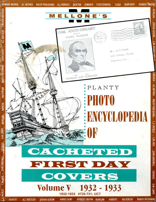Planty Photo Encyclopedia Of Cacheted Fdc Vol 5 1932-1933