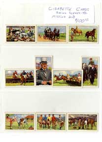 Cigarette Cards Racing Scenes 48