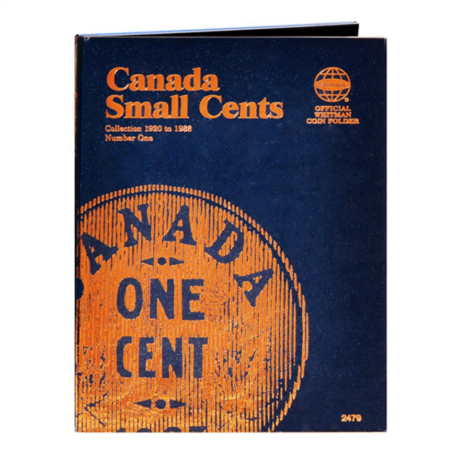 Whitman Coin Folder - Canadian Small Cents #1 1920-1988