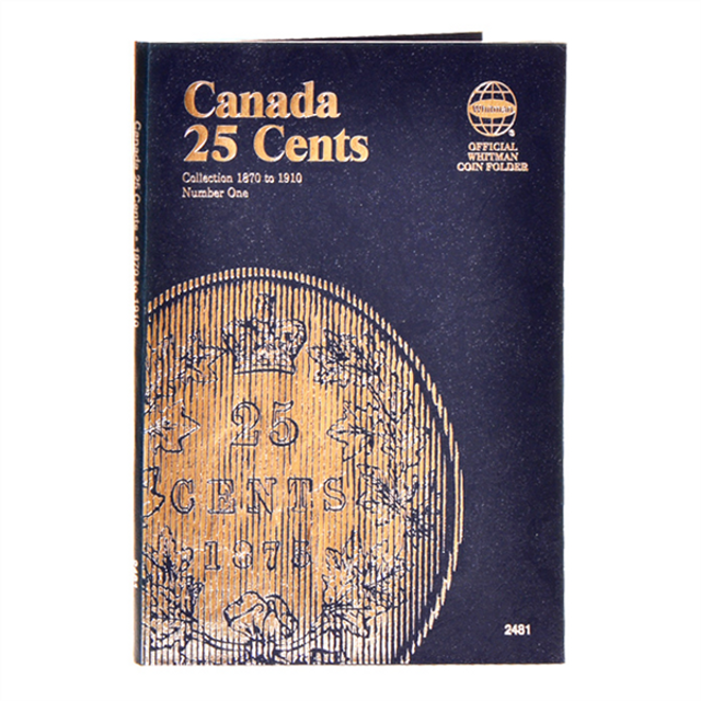 Whitman Coin Folder - Canadian 25 Cents #1 1870-1910