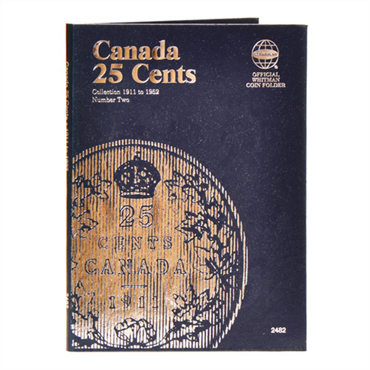 Whitman Coin Folder - Canadian 25 Cents #2 1911-1952