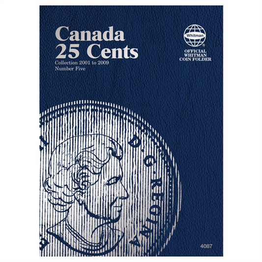 Whitman Coin Folder - Canadian 25 Cent #5 2001-2009